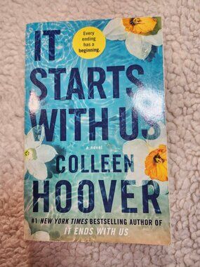 Colleen Hoover It Starts With Us Paperback 2022 Atria Contemporary Romance Novel